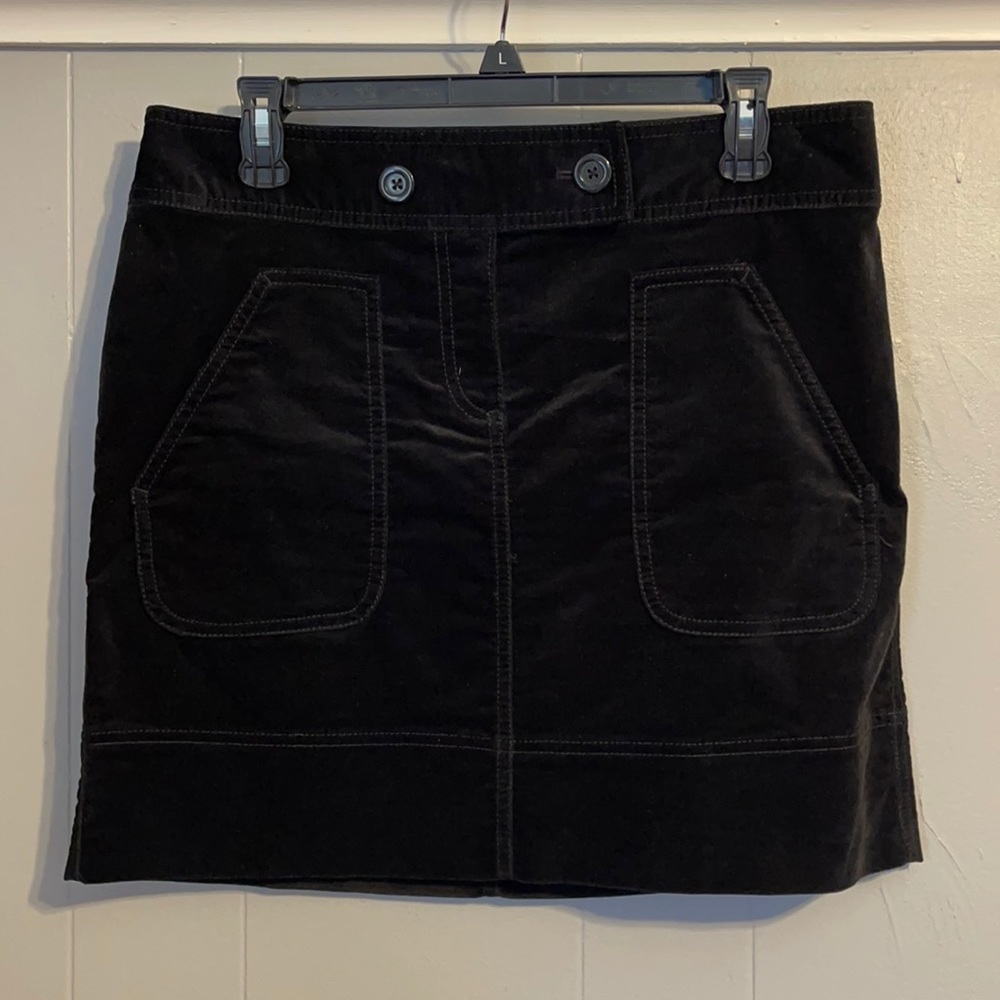 Skirt - Black velvet